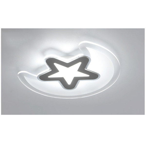 Modern Acrylic LED Ceiling Light Moon Star Kids Room LED Light Durable